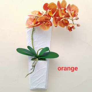 BUNGA ANGGREK LATEX ARTIFICIAL POT HIASAN DINDING Shopee BUNGA ANGGREK LATEX ARTIFICIAL POT HIASAN DINDING Shopee