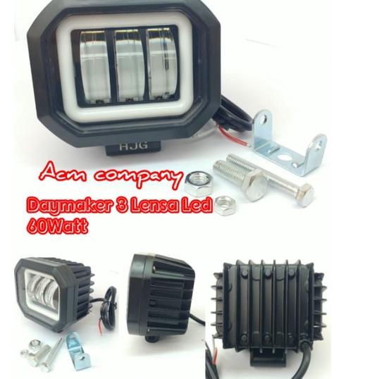 [PROMO CCT42] Lampu tembak Sorot Cwl K30 3 Mata / Lampu Daymaker 3 Lensa 30 & 60 watt led Cwl S.2344