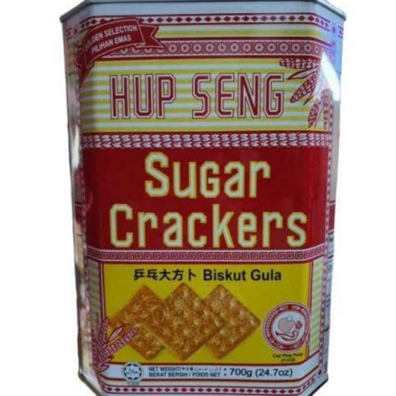 

HUP SENG SUGAR CRACKERS BISKUIT GULA KALENG 700GR