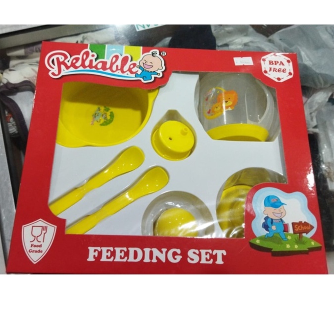 Reliable Feeding Set Mangkok Sendok &amp; Botol All In One RFS-5005