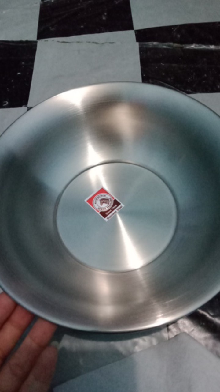 Mangkuk Bowl, Basin D20cm H5.5cm Zebra Thailand, Sus 304