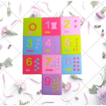 Matras Puzzle - Eccomat Polos Alas Lantai Bayi - Tikar Karpet Puzzle 25x25x1 cm