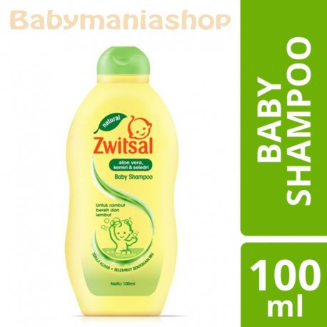 Zwitsal Natural Baby Shampoo Aloe Vera Kemiri Seledri 100ml Refill 250ml 300ml 400ml Shampoo Bayi