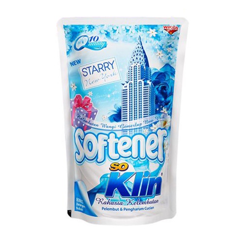 SO KLIN PEWANGI PELEMBUT PAKAIAN SOFTENER 900 ML