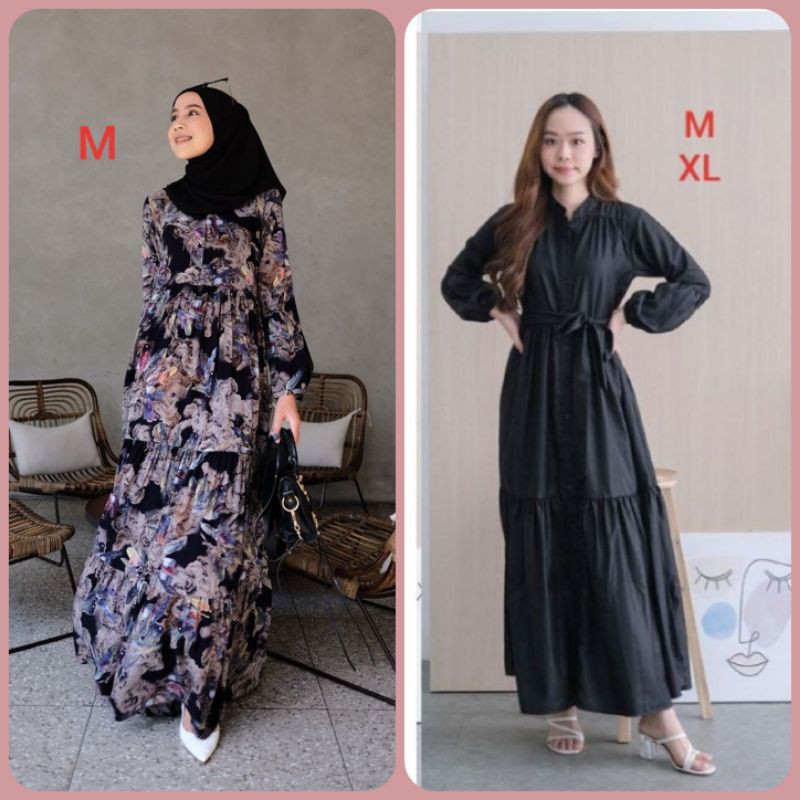 Amara Dress Motif Roar & Alycia Dress by Gonegani