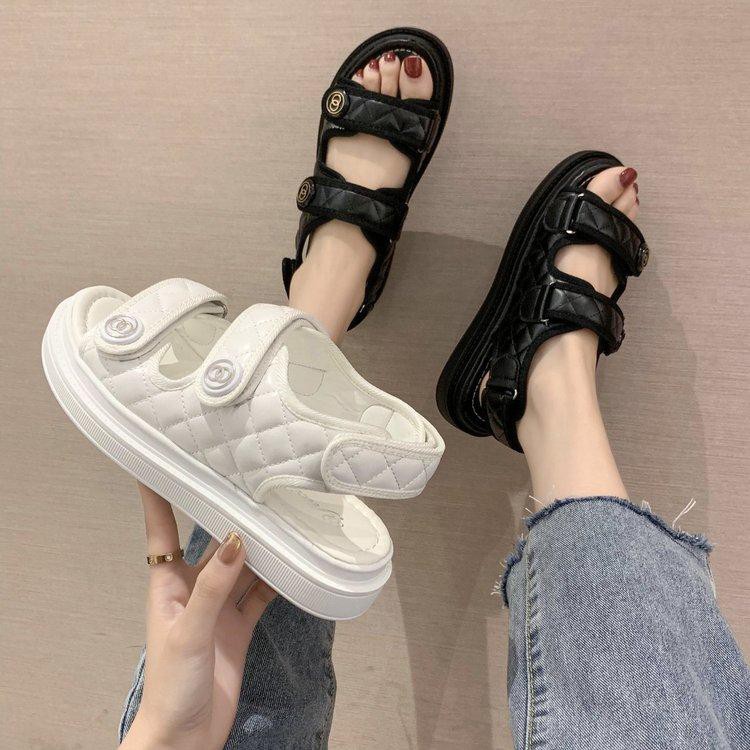 Sepatu Sandal Wedges NS019 Sepatu Fashion Import Termurah Sandal Wanita