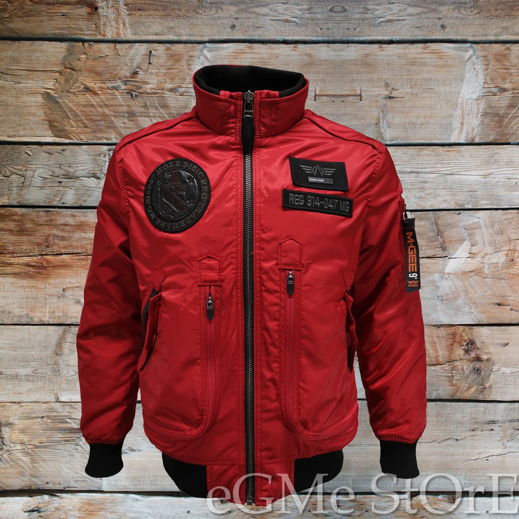 JAKET MGEE PRIA BOMBER CROSS C018