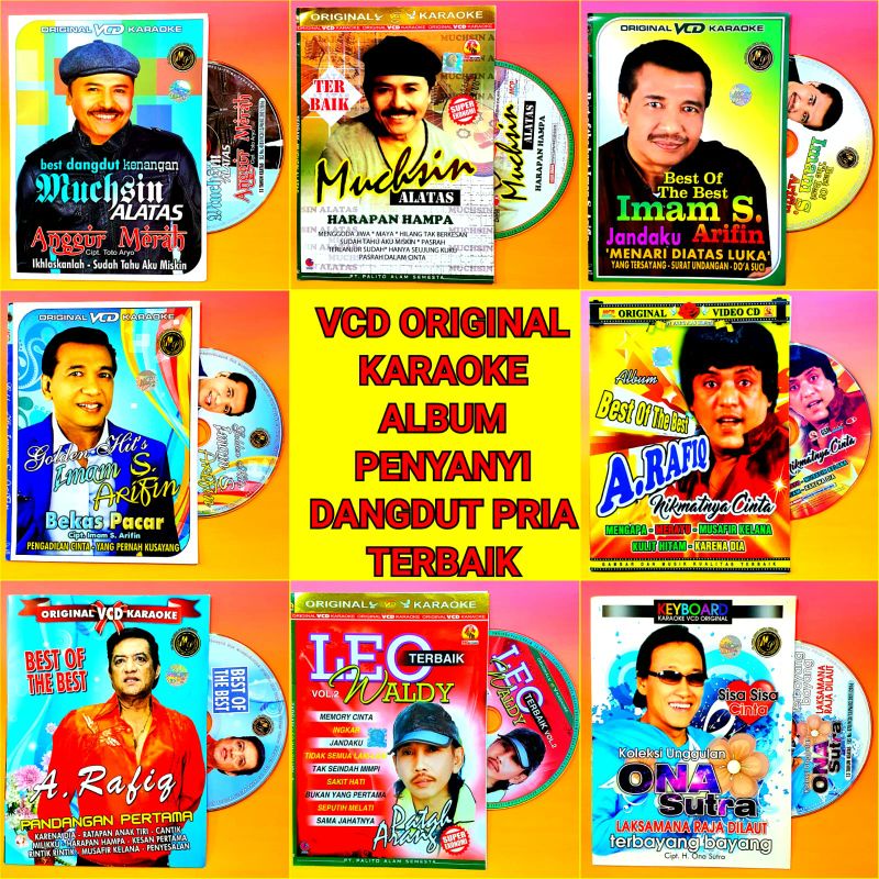 Jual PAKET LENGKAP 8 DISC KASET ORIGINAL VIDEO LAGU KARAOKE ALBUM