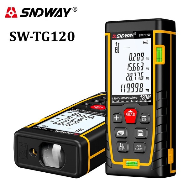 SNDWAY Digital Laser Rangefinder Distance Meter Ruler 50M 70M 100M 120M