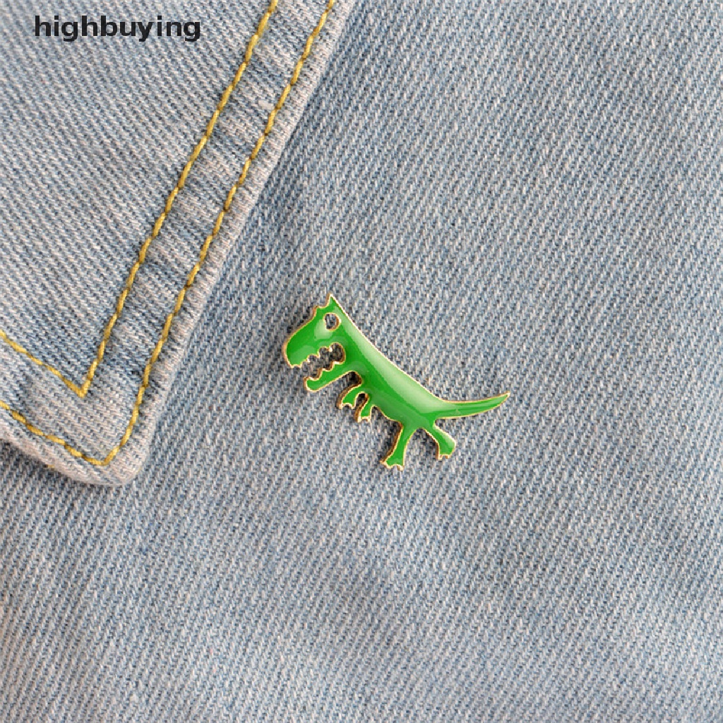 Hbid Bros Pin Kerah Motif Kartun Dinosaurus Untuk Wanita