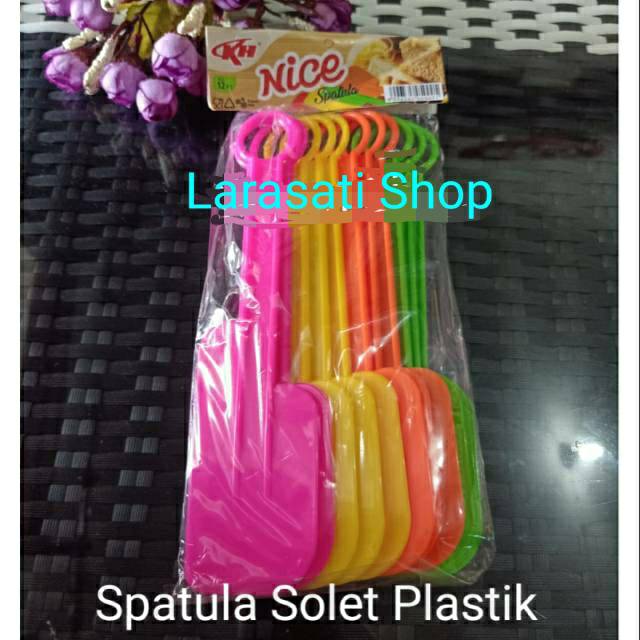 Solet / Spatula Plastik 1 Lusin