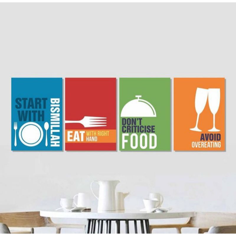 hiasan dinding dapur kitchen ruang makan