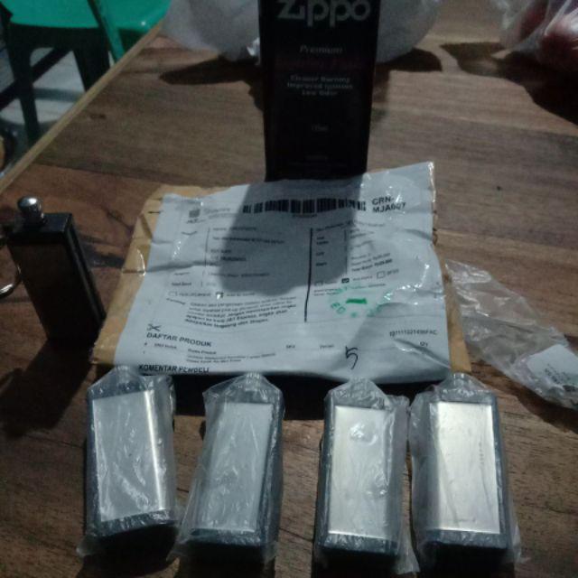 Outdoor Waterproof Kerosene Lighter Mancis Gesek Korek Api Mini Kotak Belum Termasuk Isi