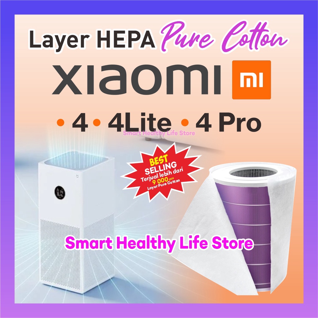 Layer HEPA Pure Cotton Filter Air Purifier Xiaomi Mi 4 - 4 Lite - 4Pro