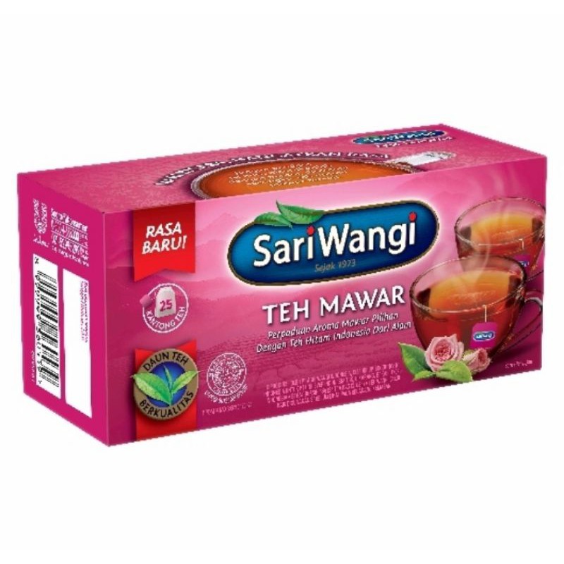 

Sariwangi Teh Mawar Celup Isi 25