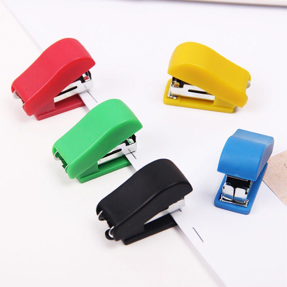 Lanfy Stapler Set Mini Guru Perlengkapan Sekolah Alat Finisher