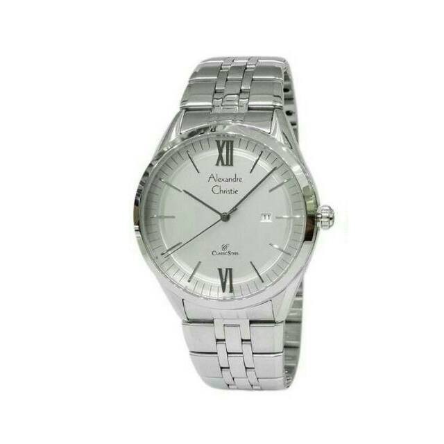 Jam Tangan Pria Alexandre Christie 8510 AC8510 AC 8510 Original Stainless Steel Garansi Resmi