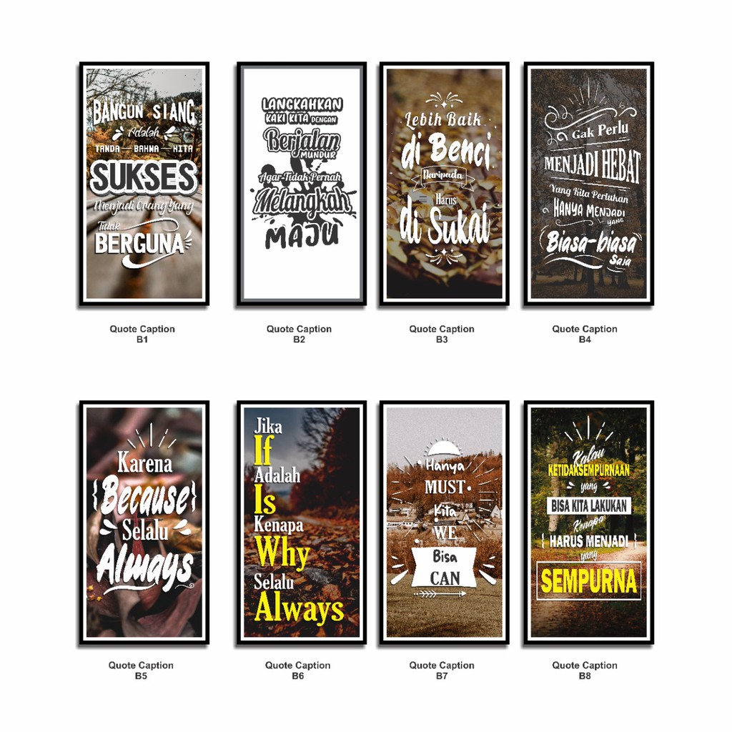 Hiasan Pajangan Dinding Wall Decor Quote Caption B Motivasi Kata Unik Dekorasi Kamar Tidur Cafe