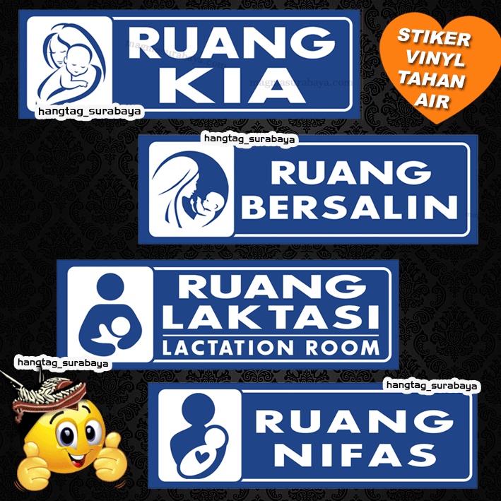 

Stiker Ruang untuk Rumah Sakit - Rumah sakit ibu dan Anak - Klinik - Ruangan Medis