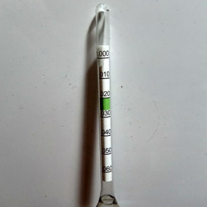 Aquarium Hydrometer Thermometer Pengukur Kadar Garam Air Laut Asin