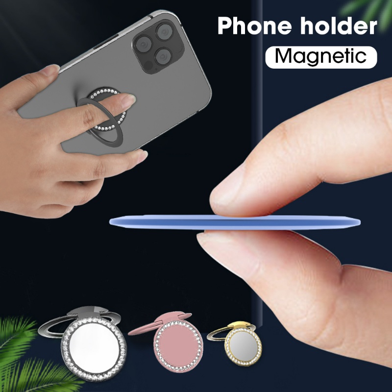 Ring Holder Hp Magnetik Bisa Berputar 360 Derajat Untuk Mobil