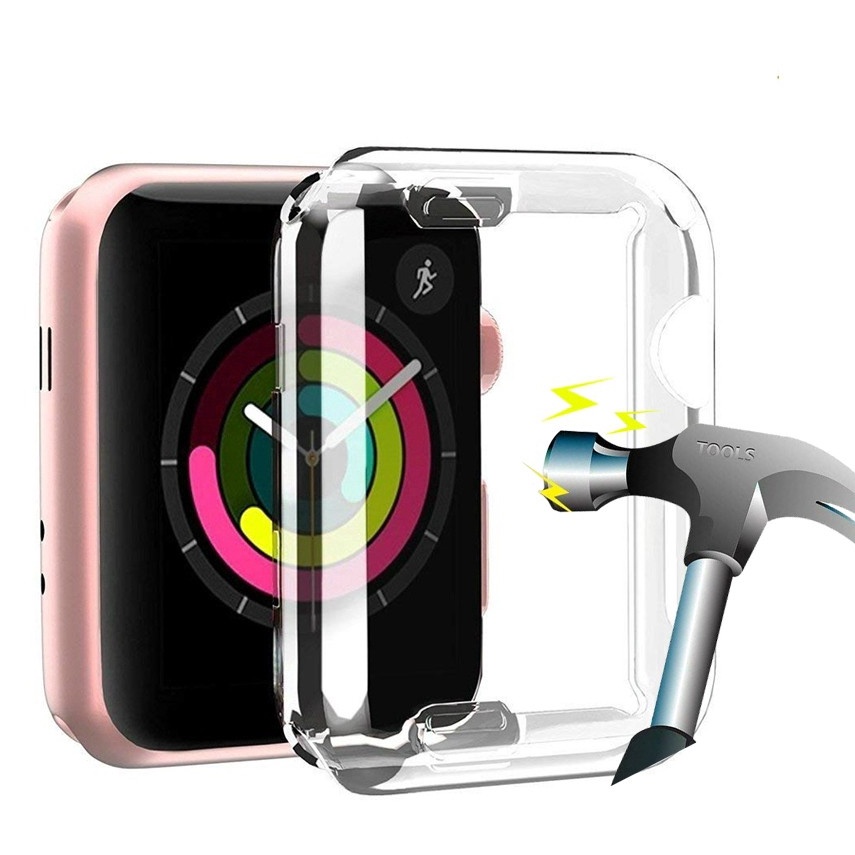 screen protector soft case silikon iwatch apple watch series 1  2  3  4  5  6  7 all series 45  44  