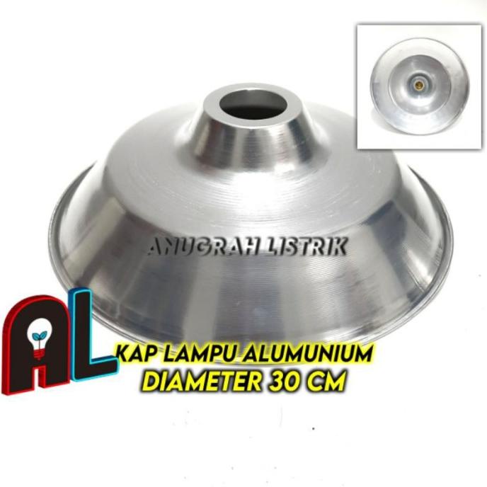 Kap Lampu Gantung Jalan WD Alumunium Almini Silver E27 OUTDOOR ANTIAIR