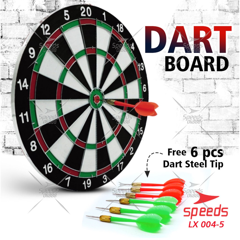 Jual SPEEDS DART GAME BESAR Ukuran 15in Papan Dart Dinding Olahraga ...