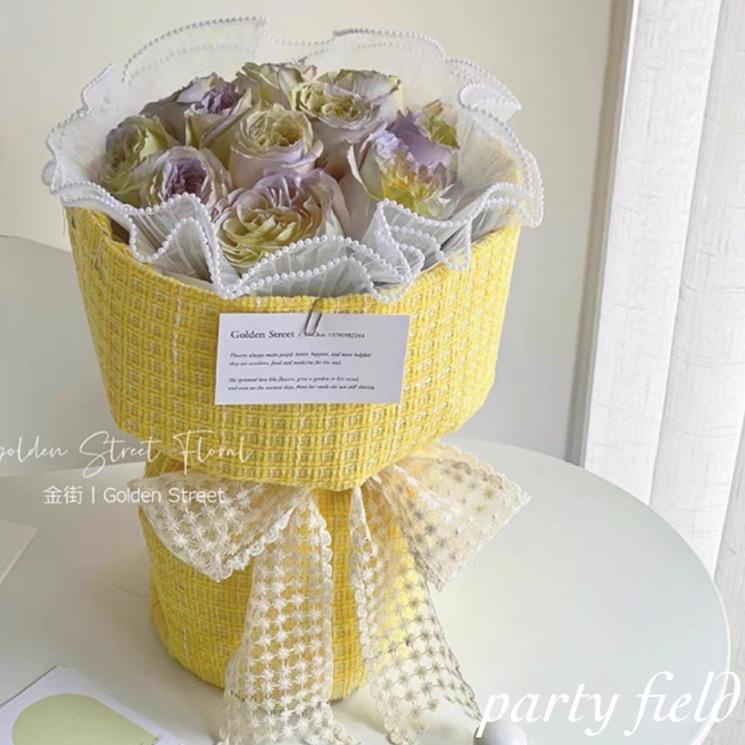 

Spesial Update [50x150CM] CXXD Kertas bunga kain / Flower wrapping / Kertas buket kain
