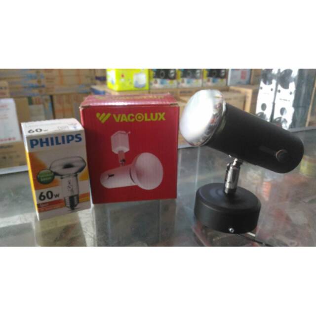 Flash Sale Paket Fitting+lampu Spot Philips 25w/40w/60w Wp0QNguYWOxpO