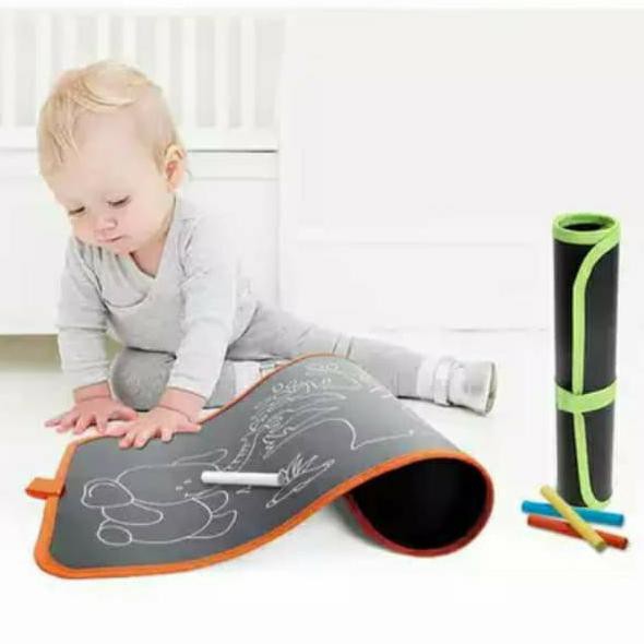 

Cantik Portable Drawing Pad Doodle Mat Alas Menggambar Papan Tulis Blackboard Murah