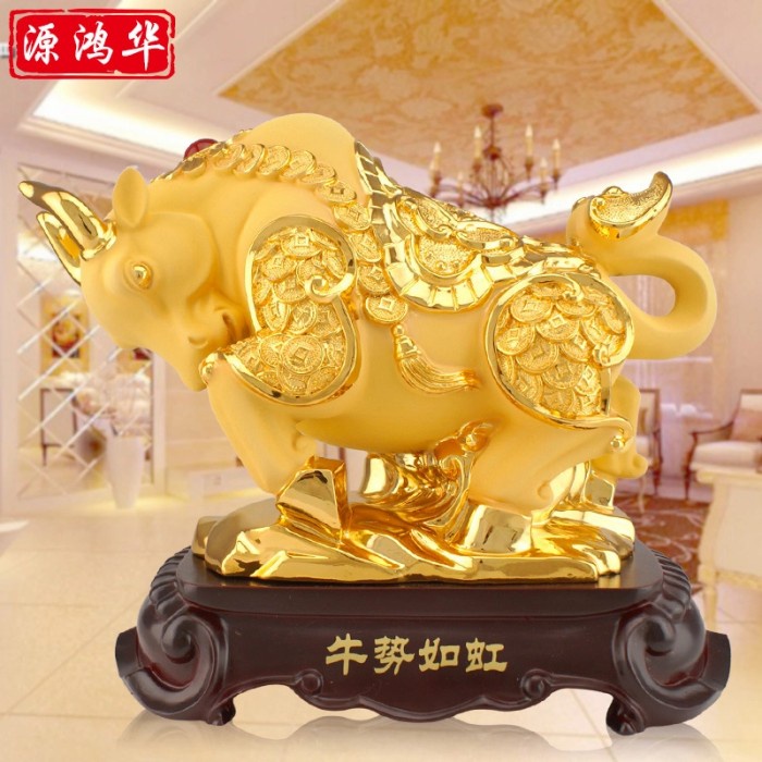 Patung Emas 12 Shio Uk L Pajangan Hoki 12 Zodiac Kado Imlek Hoki Fuk Harga Grosir Termurah