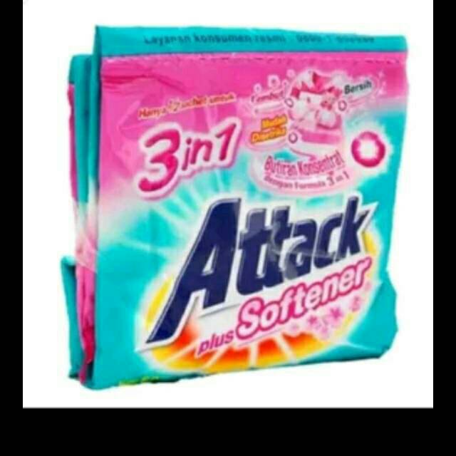 Attack softener 3in1 kemasan sachet