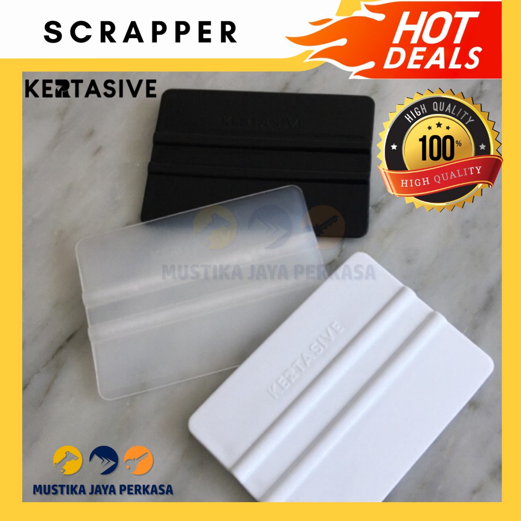 Kape Scrapper Rakel Kertasive PVC Interior Film Perata Lapisan Furniture Plastik Kuat Awet