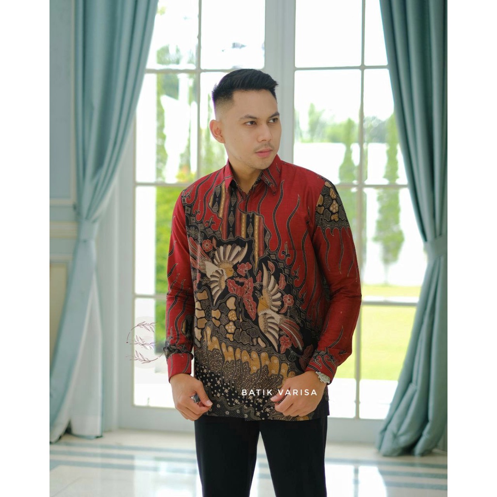 TERBARU Baju Batik Pria Gus Azmi Syubbanul Muslimin Hadroh Azzahir Santri Muslim M L XL XXL Modern Lengan Panjang