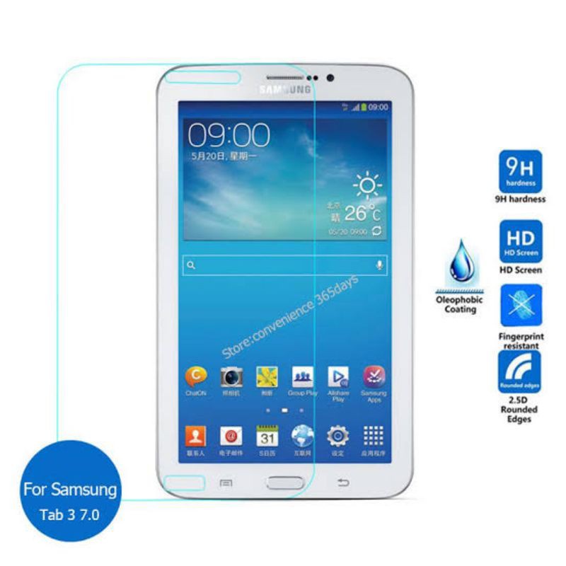 [COD] Tempered Glass SAMSUNG TAB 3V / TAB 3V LITE T111 T110 T116 T113 Anti Gores Kaca TABLET