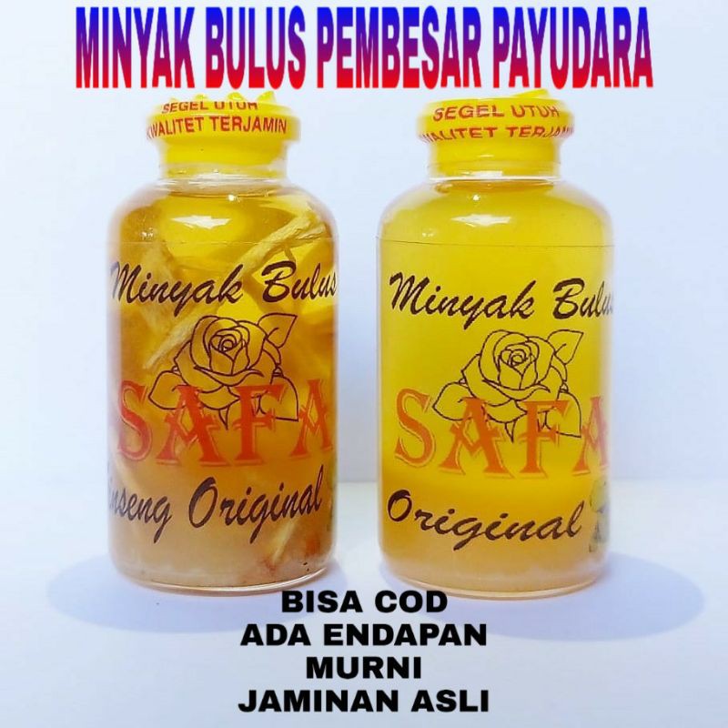 MINYAK BULUS PEMBESAR PAYUDARA ORIGINAL BERKHASIAT