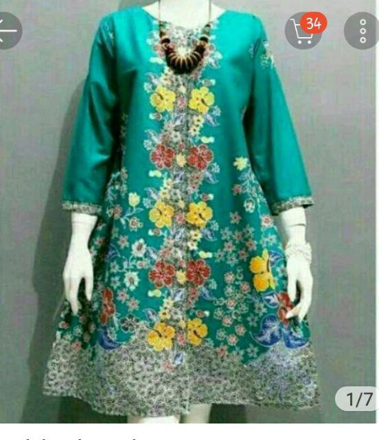 Tunik Batik Moderen