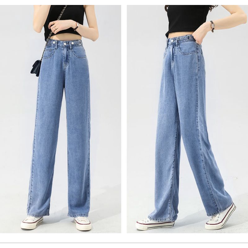 [MikanHiro Store] Celana jeans trouser wanita celana garis lurus straight line Celana High waist  HW Trouser size XS up to XL