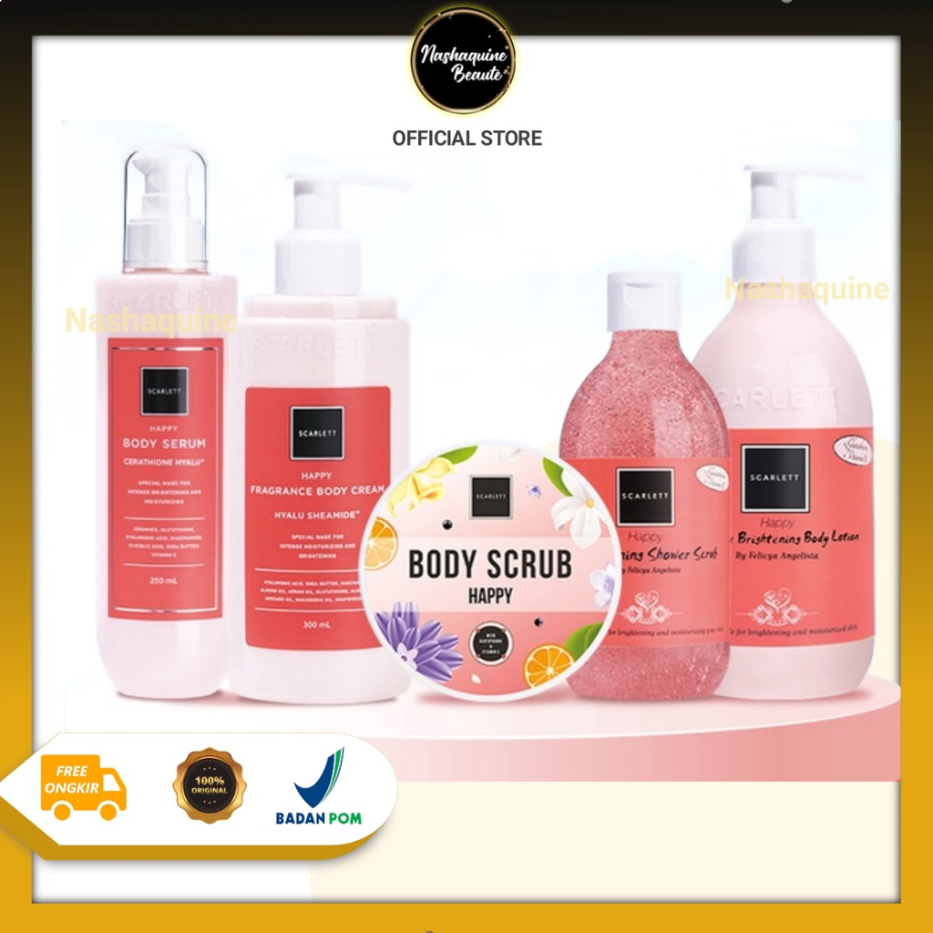 Scarlett Whitening Body Care HAPPY Series