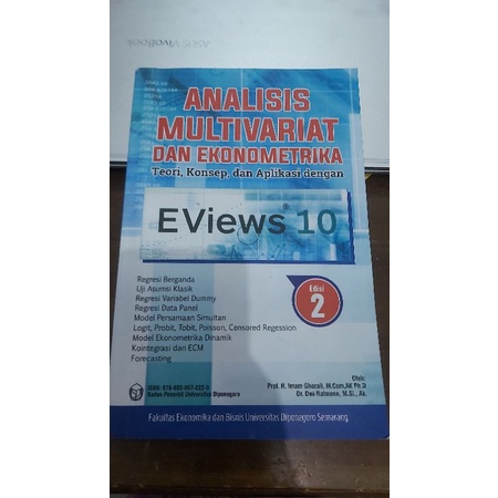 

(ASLI) ANALISIS MULTIVARIAT EKONOMETRIKA EVIEWS 10 EDISI 2