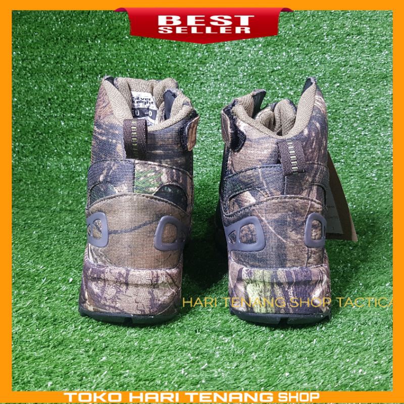 (SILVER KNIGH) Sepatu tactical perbakin  camo import/ Sepatu boots pria 6inc warna loreng perbakin camo anti selip dan waterproof