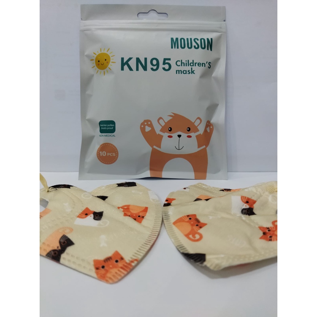 [MH] Masker Kn95 Anak Mouson 3Ply Protecrive 10Pcs Mask
