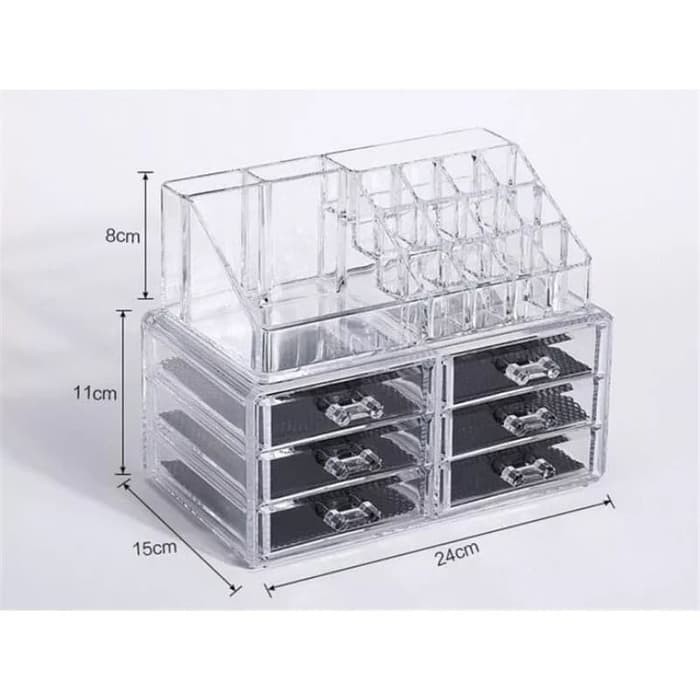 NA - Rak Kosmetik Laci Tingkat - Cosmetic Storage Box Acrylic 5 Drawer