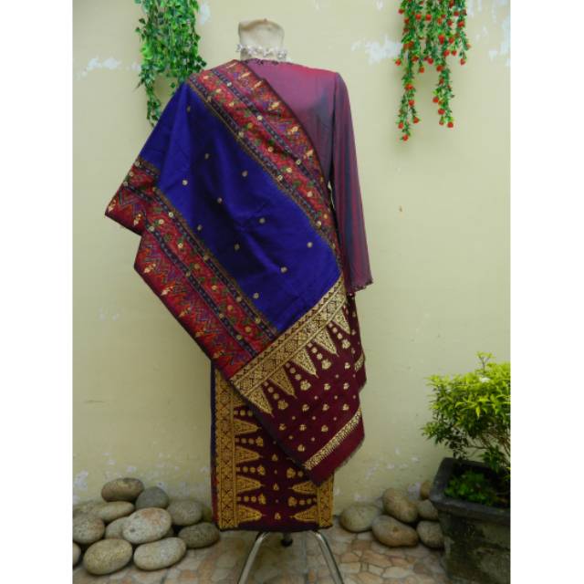 SONGKET LIMAR BIRU PALEMBANG