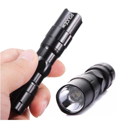 [ ABJ ] Senter POLICE 3W Mini LED Flashlight Lamp