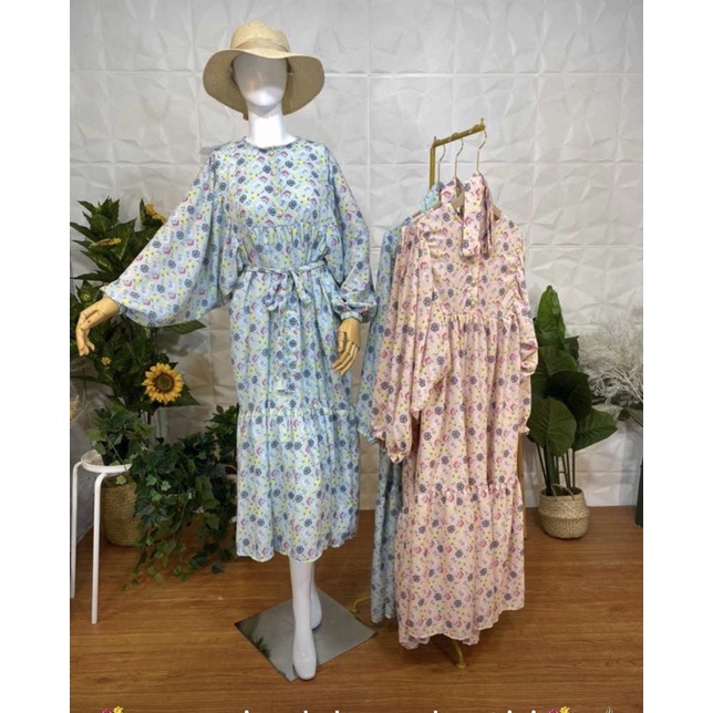 dress bunga by ruang gaya