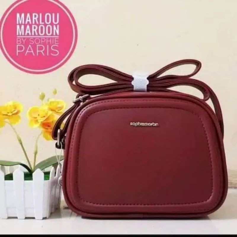 sophie paris tas wanita Marloe Maroon Shopie Paris martin shopee