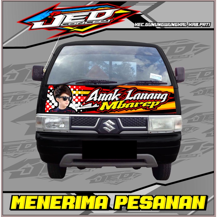 sticker futura kabin depan / decal futura tss kabin depan