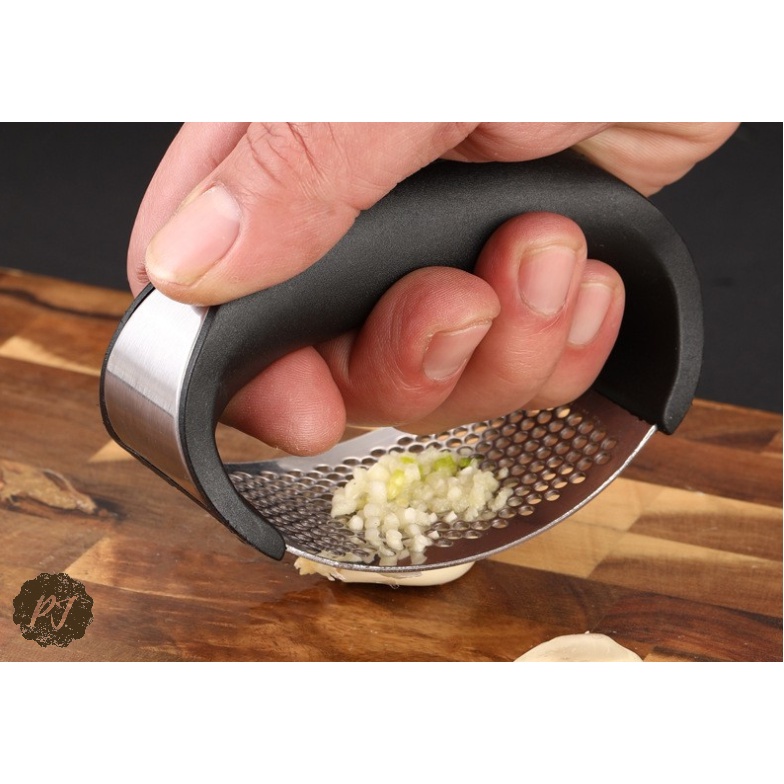 Alat Cincang Geprek Bawang Putih Ayam Sayur Cabai / Garlic Chili Smasher Presser Stainless Steel